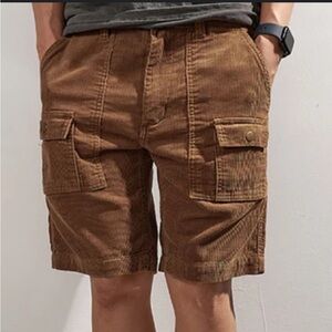 Arizona Jean Company Brown Cargo Shorts Straight Fit Flex 12”Inseam